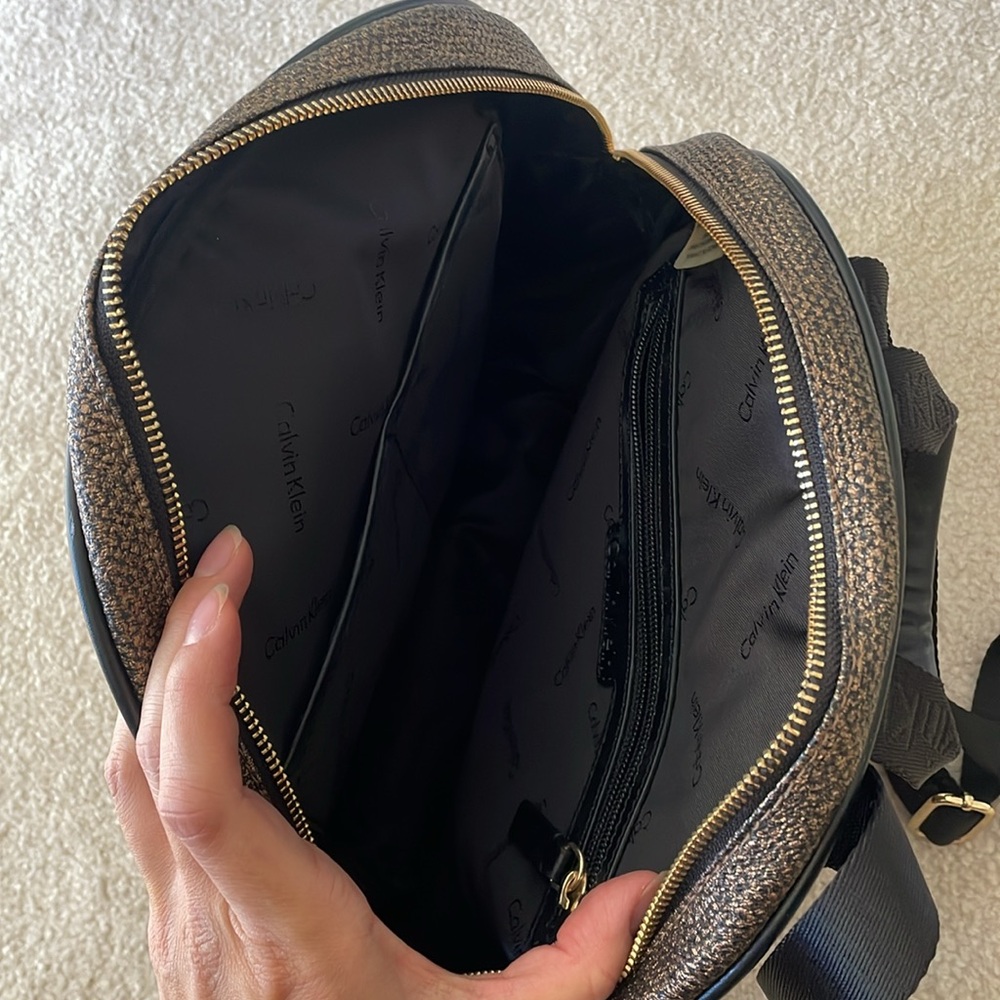Calvin Klein Signature Metallic Backpack - Picture 5 of 7